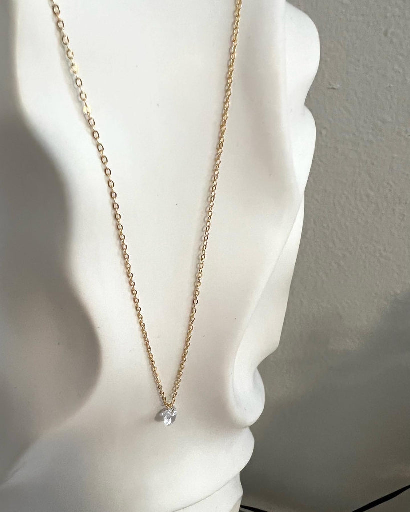 Rhinestone 925 Sterling Silver Necklace