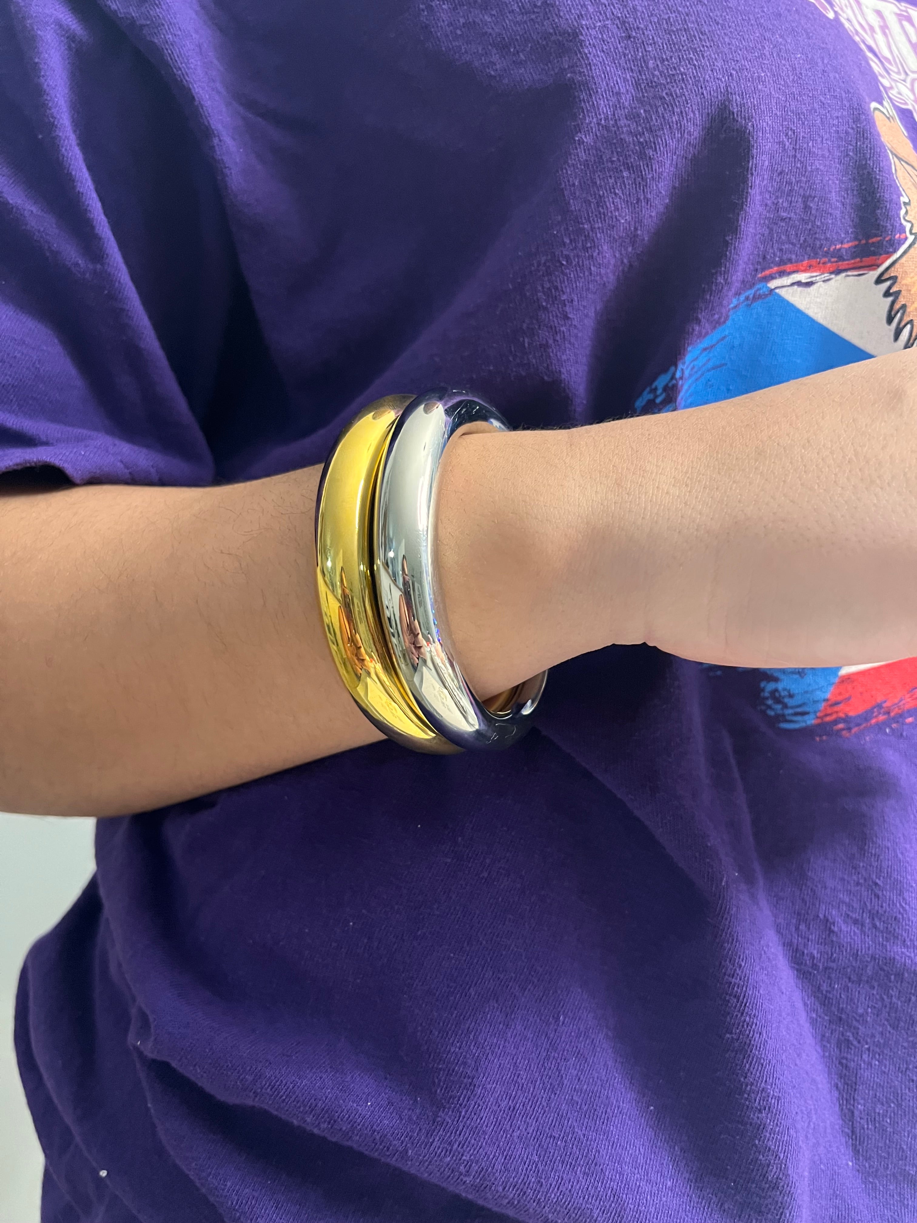 Chunky Two Tones Bangles