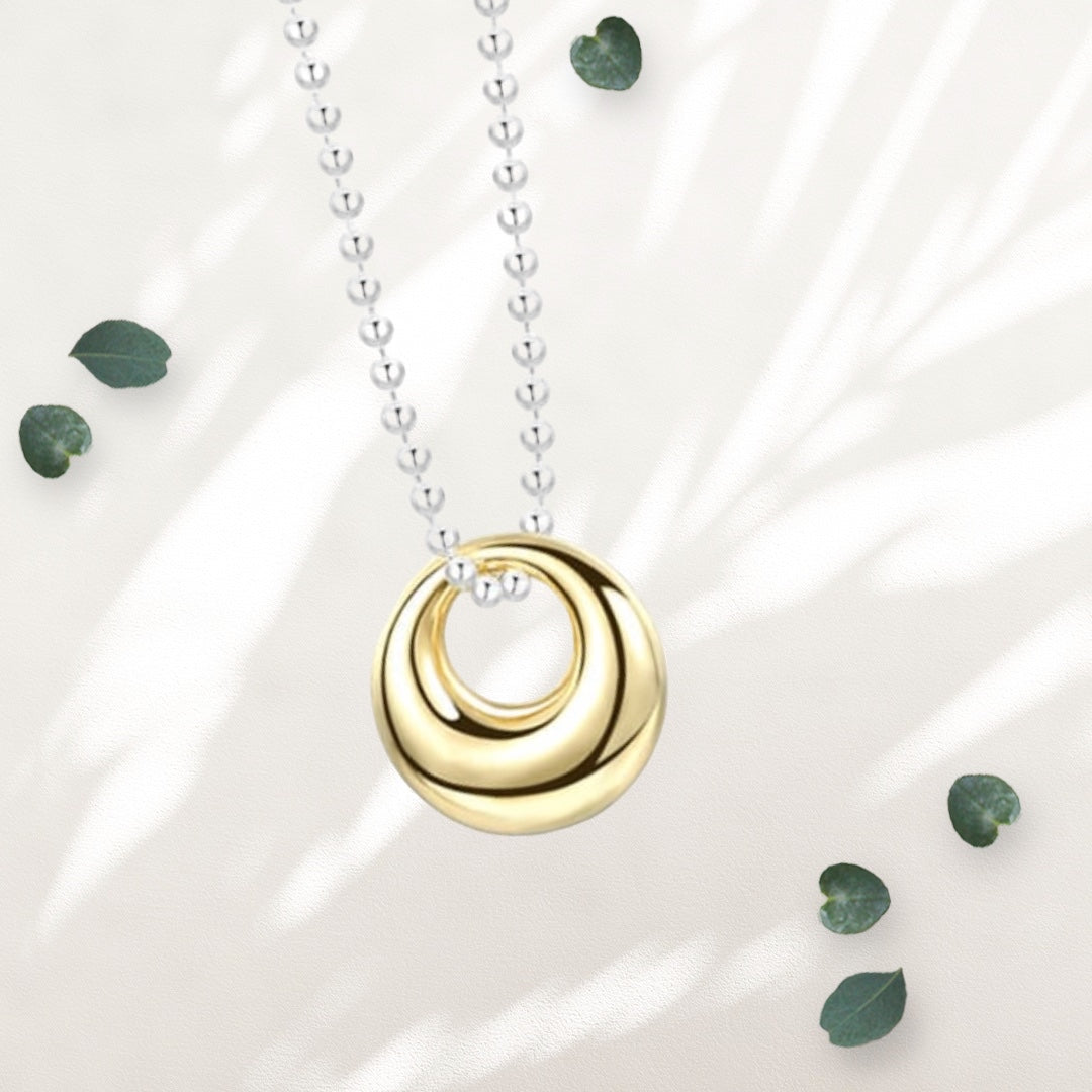 Ovalop Two tone 925 Sterling Silver