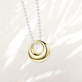 Ovalop Two tone 925 Sterling Silver