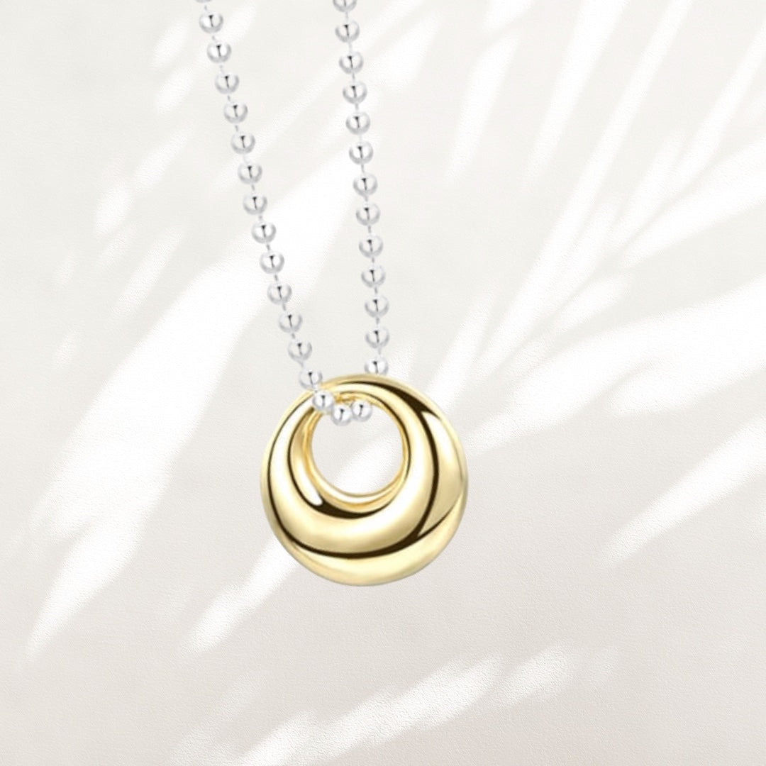 Ovalop Two tone 925 Sterling Silver