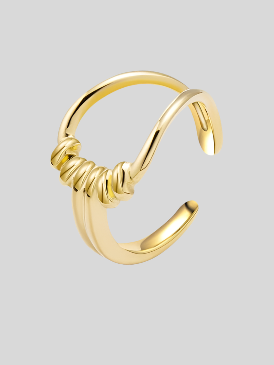 925 Sterling Silver RG Ring Gold