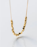 925 Sterling Silver mini gold necklace
