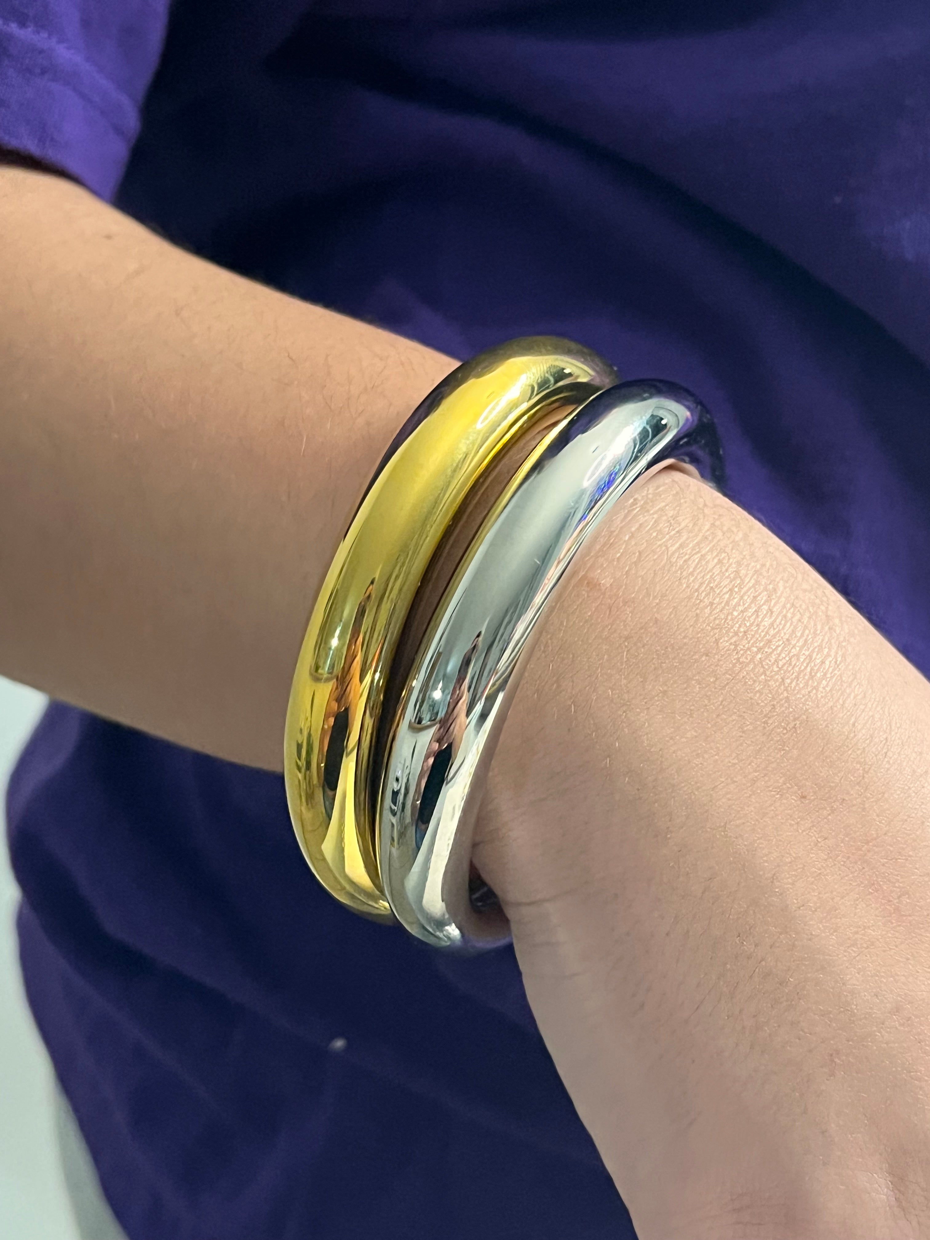 Chunky Two Tones Bangles