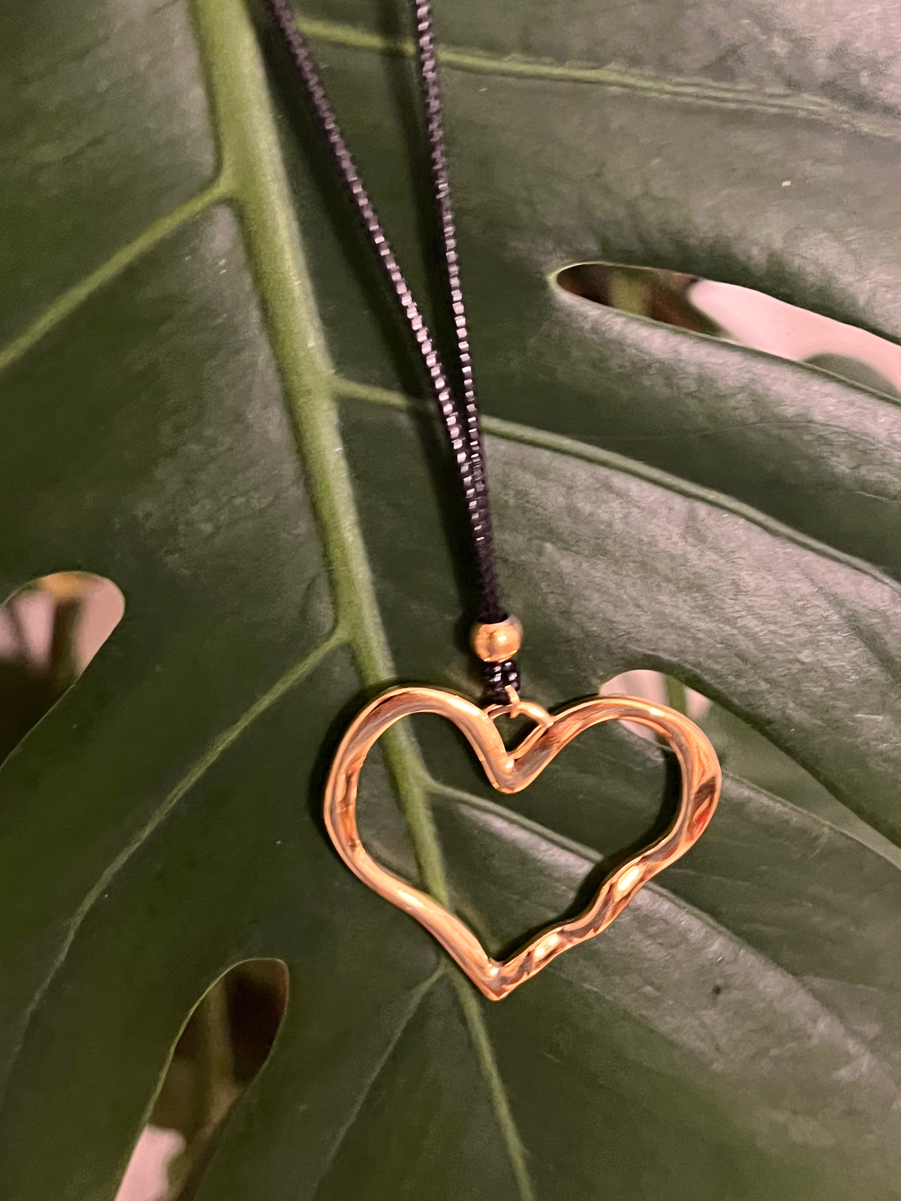 Heart  Long Necklace