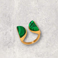 Green Stone TT Ring
