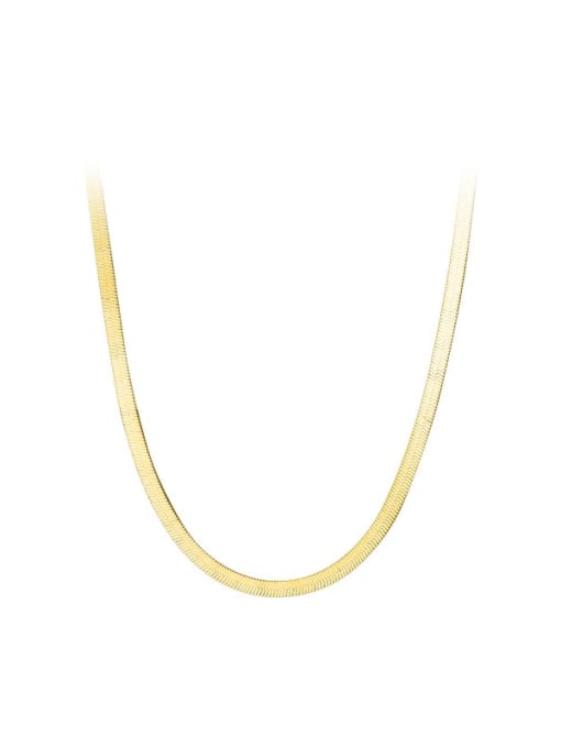 925  Sterling Silver Gold Snake Necklace