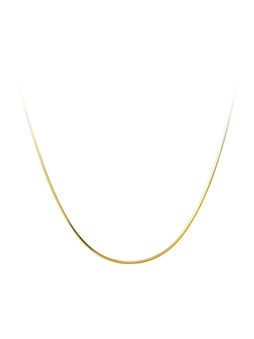 925 Sterling Silver Gold Fine Rope Necklace