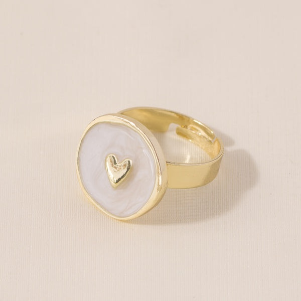 Sortija  Corazón color Oro