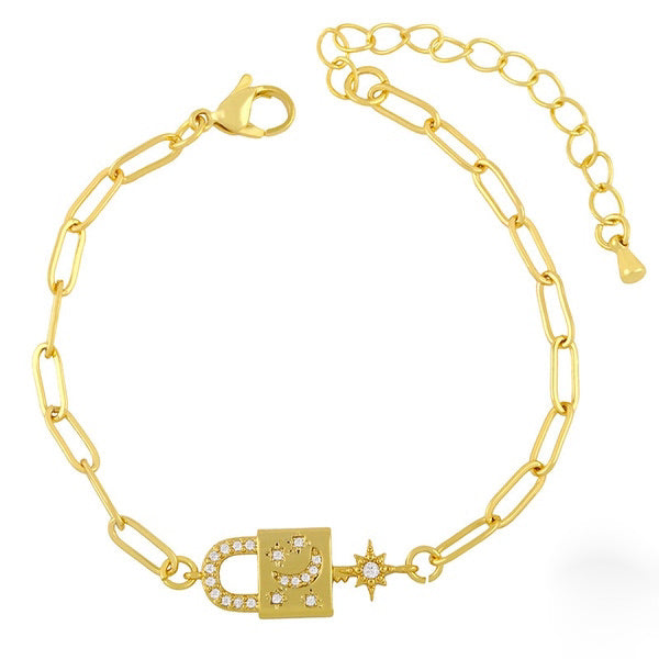 Brazalete Candado con Estrella