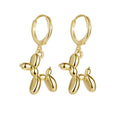 Golden Dog Earring