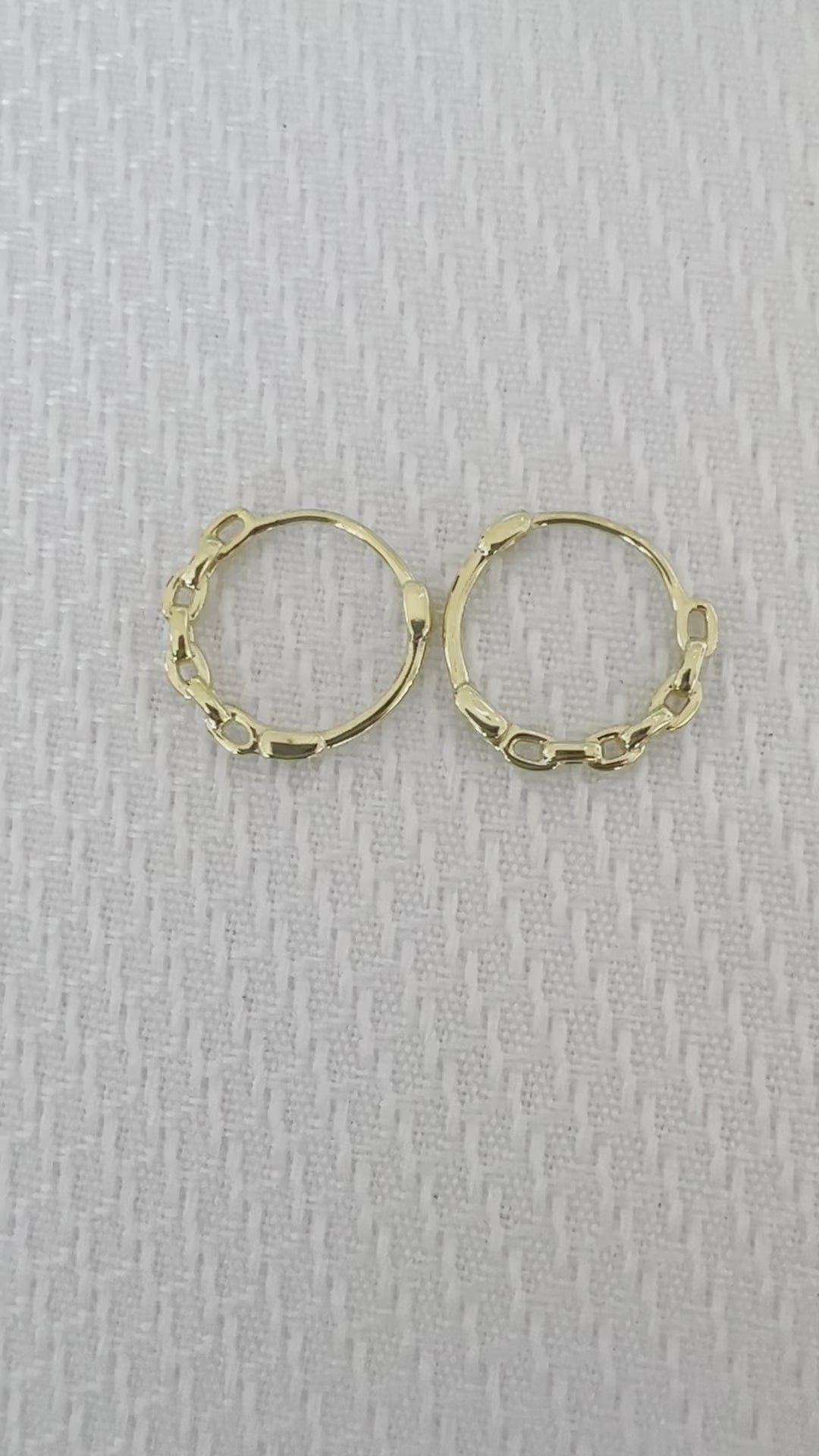 925 Mini chain Earring