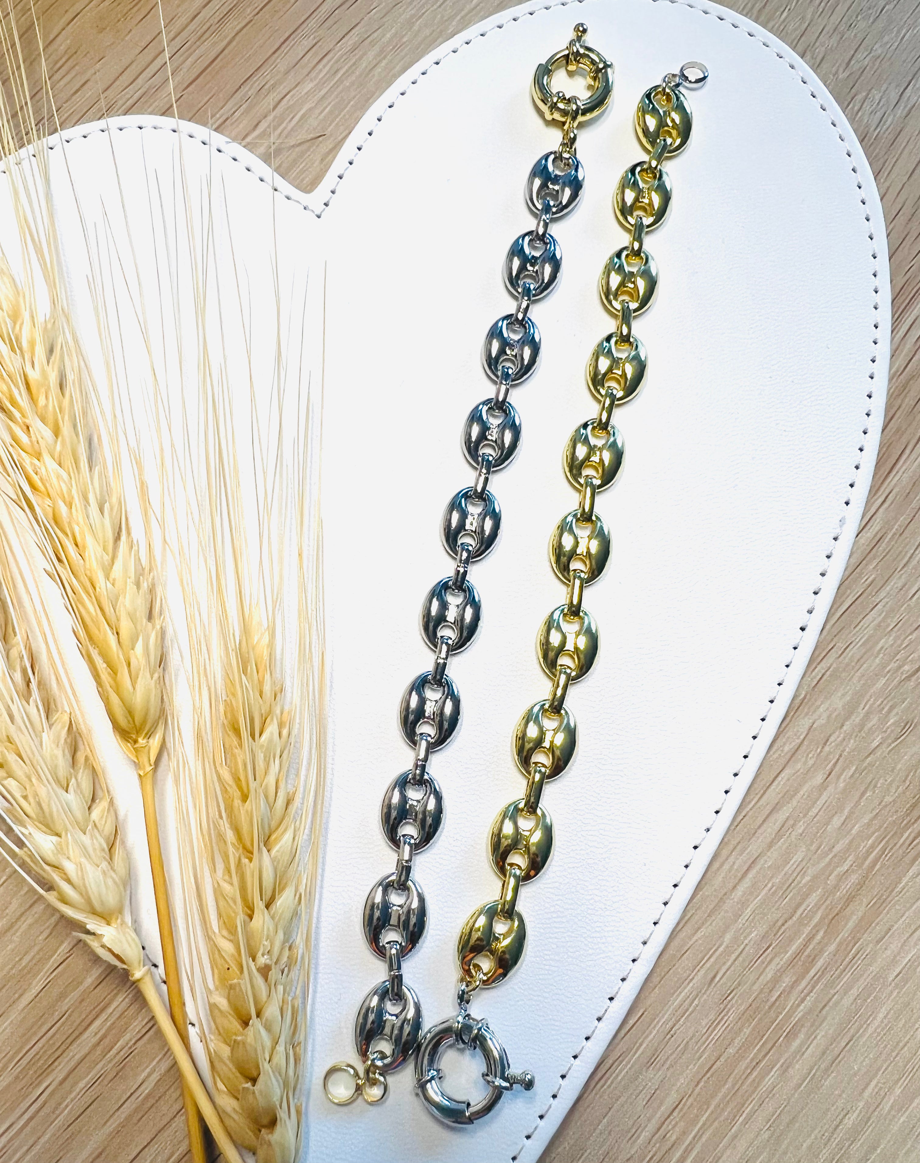 CC Gold & Silver Bracelet Sterling Silver